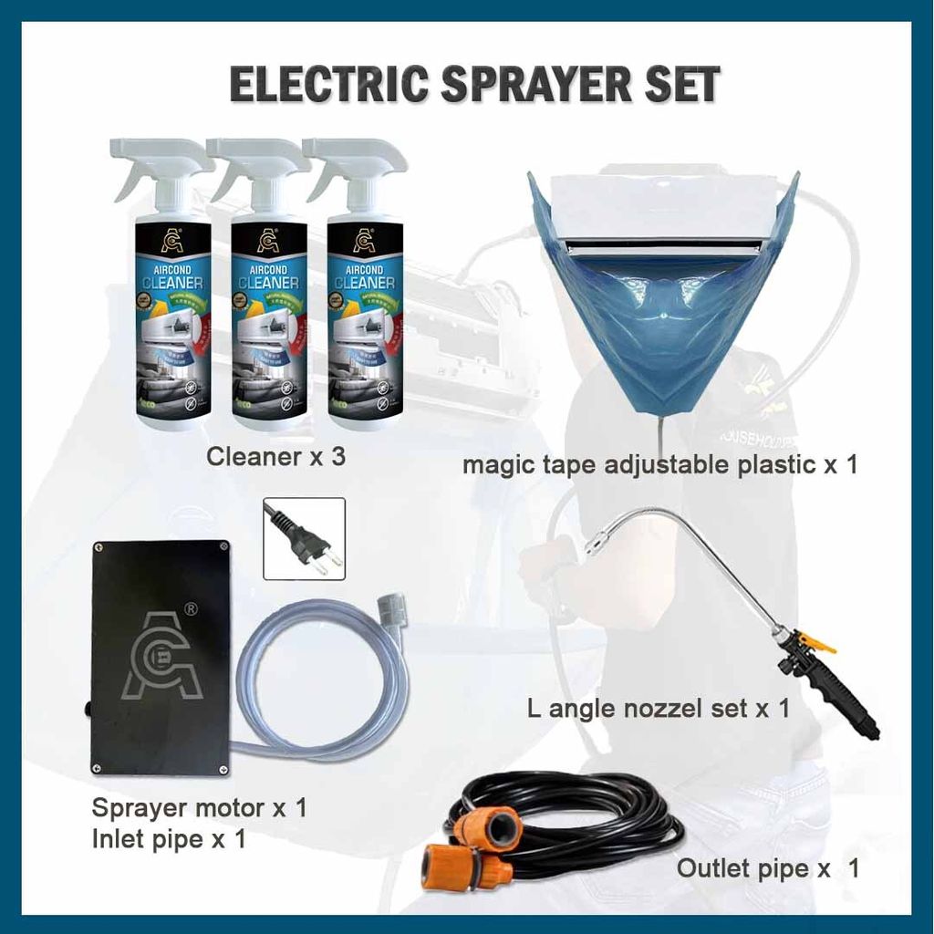 Electric sprayer set kit