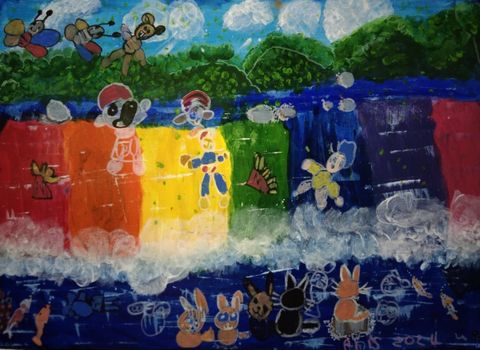 Rainbow Falls of Whimsy