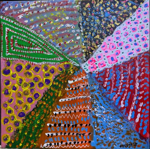 Nadyne - Centre of a Colourful Life