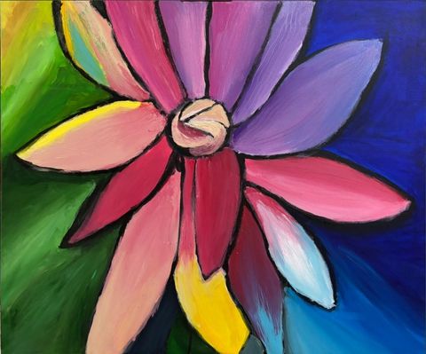 Painting 1 - Flower of Imagination