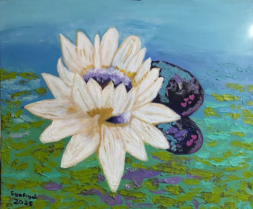 Painting 2 - Mekar dalam Kedamaian
