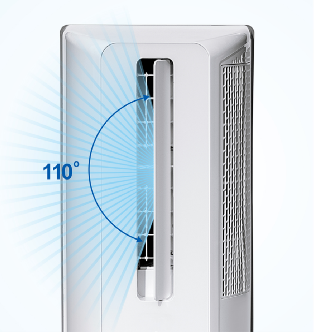 image TCL casement louver wide angle cooling