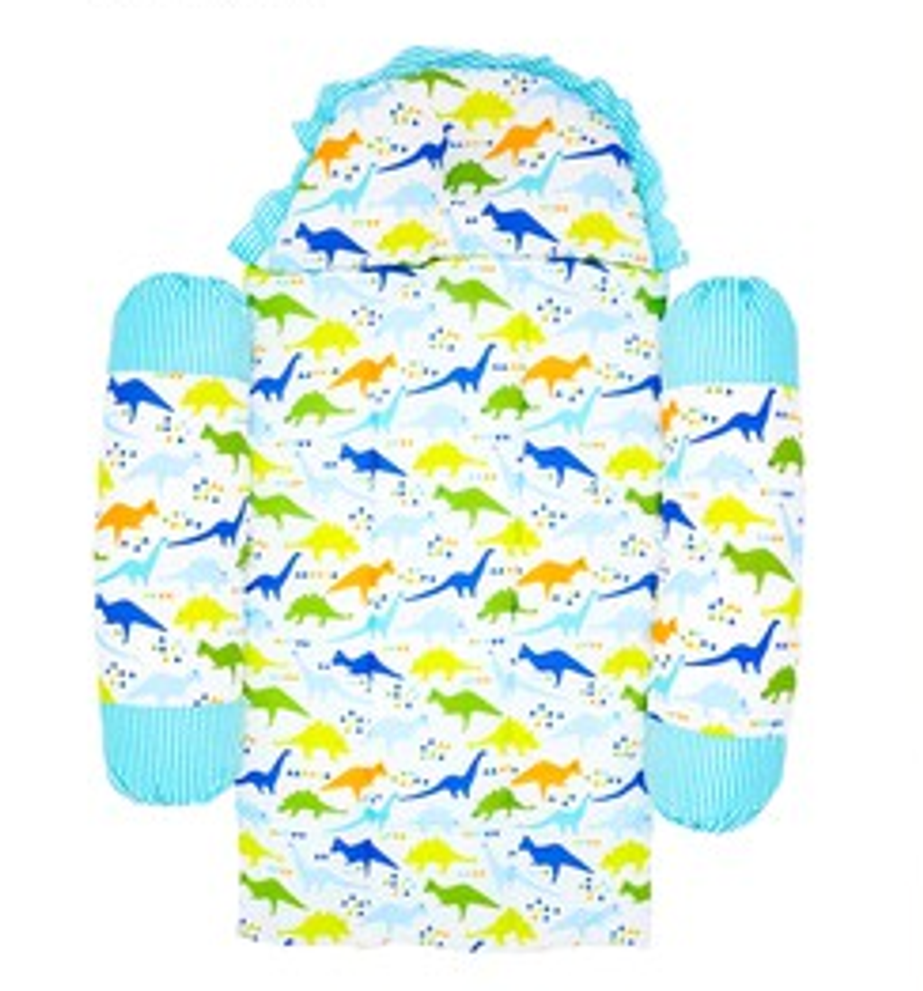 Twins Baby Anakku Bedding Set Baby Safety Cot One Piece Pillow Bolsters Mattress Dino Set Katil Bayi 174 723