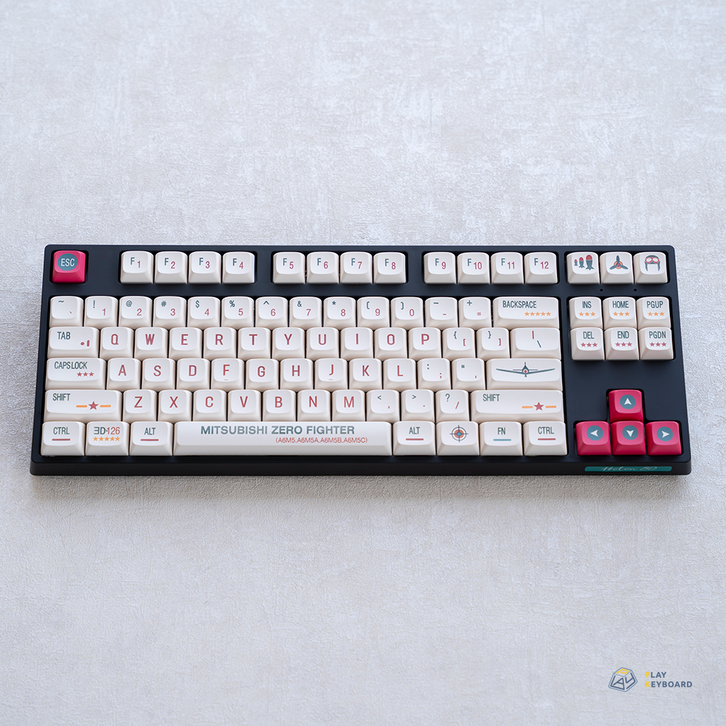 186 Key Las Vegas Ethermal Dye Sublimation Fonts PBT Keycap GKA