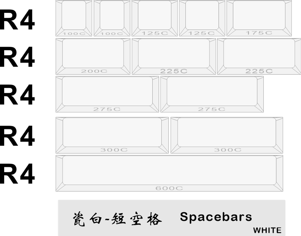R5 white-Spacebars