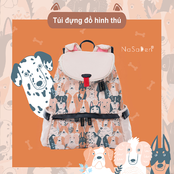 Ba lô Nasaden Đức balo có tai - Bữa tiwwcj thú cưng.