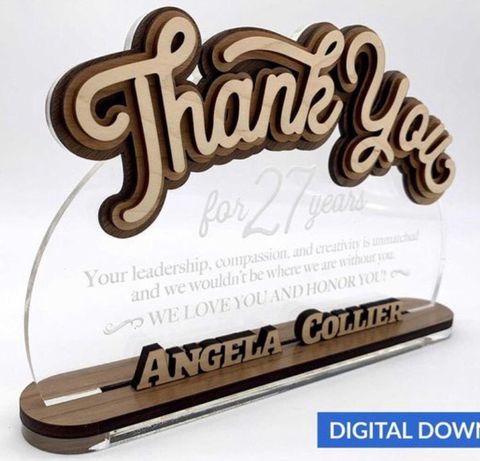 Crylic + Wood Laser Cut Souvinier A4 size – Eeseey iDea Creation