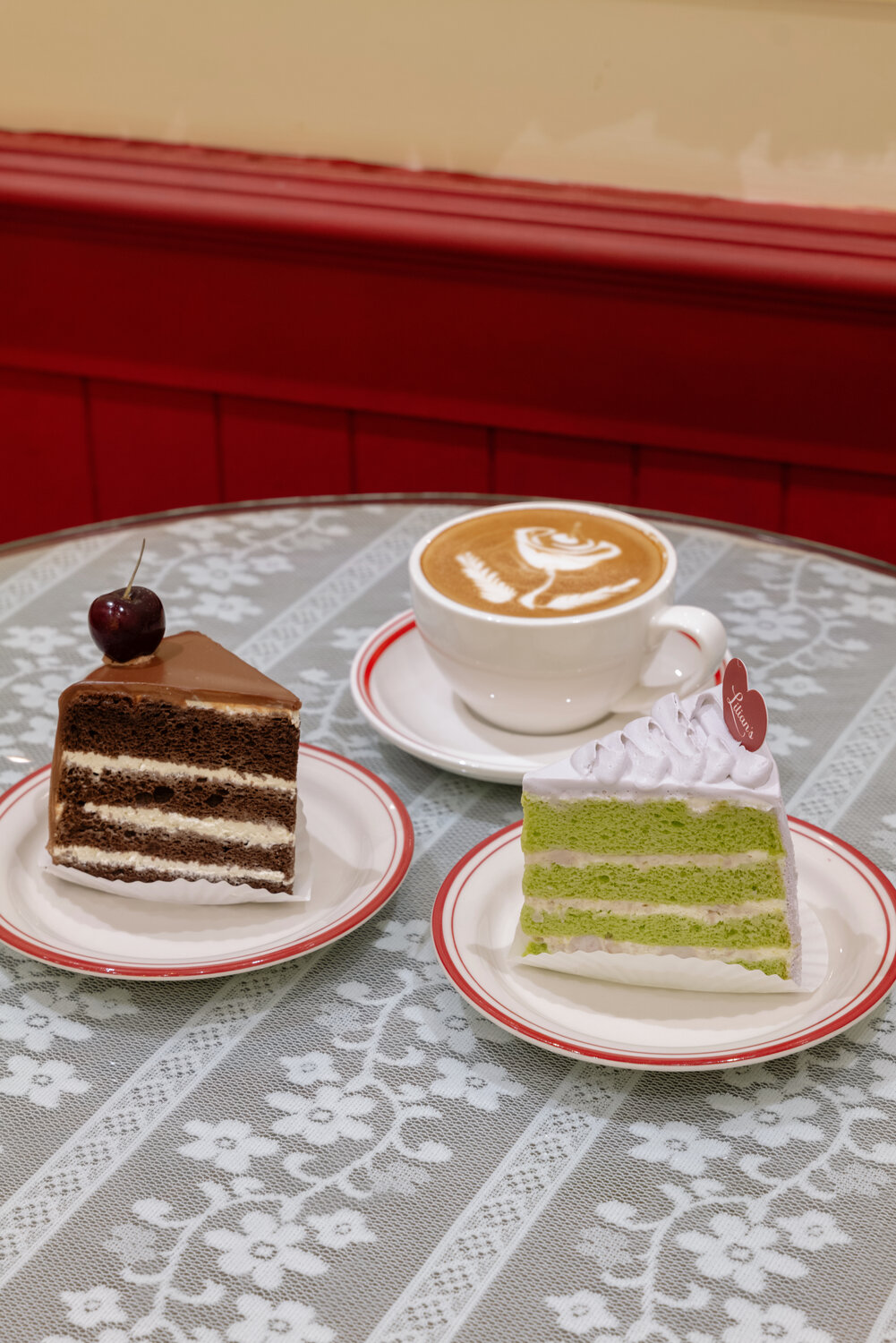 Coffee & Cake Flat Lay