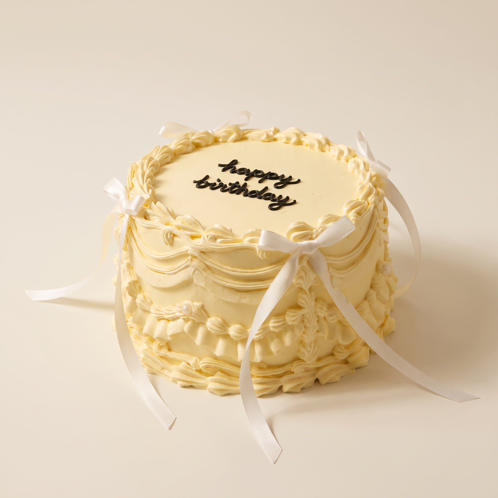 Buttery yellow and bows
