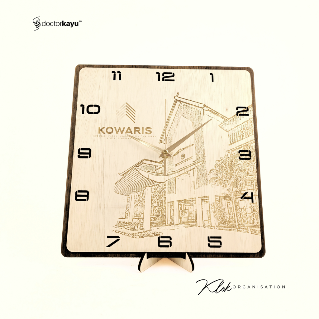 organization-wall-clock-jam-dinding-custom-logo-kayu-1