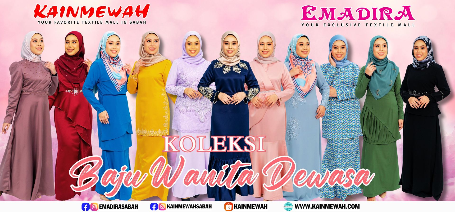 KAINMEWAH ONLINE | Your Favorite Textile Mall - Koleksi Terkini Pakaian Wanita