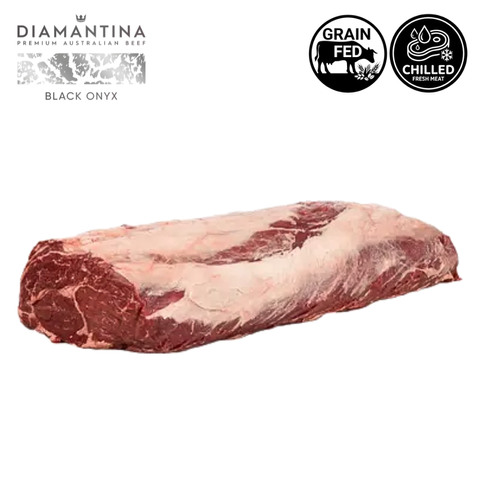 Australian Premium Angus Black Onyx Cube Roll  MB5  Grain Fed  Chilled  Block - AUS-CH-B000800