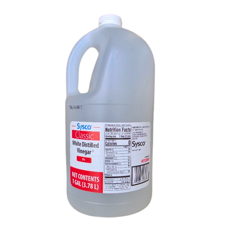 SYSCO Classic White Distilled Vinegar  5%  1 GAL  3.78 L (1)