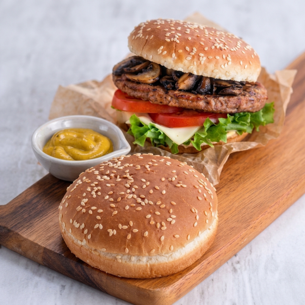 ARYZTA Burger Buns with Sesame Seeds 5'' (3)