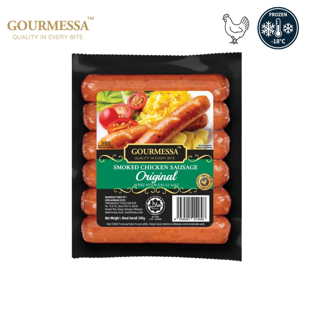 GOURMESSA Smoked Chicken Sausage 240g Original