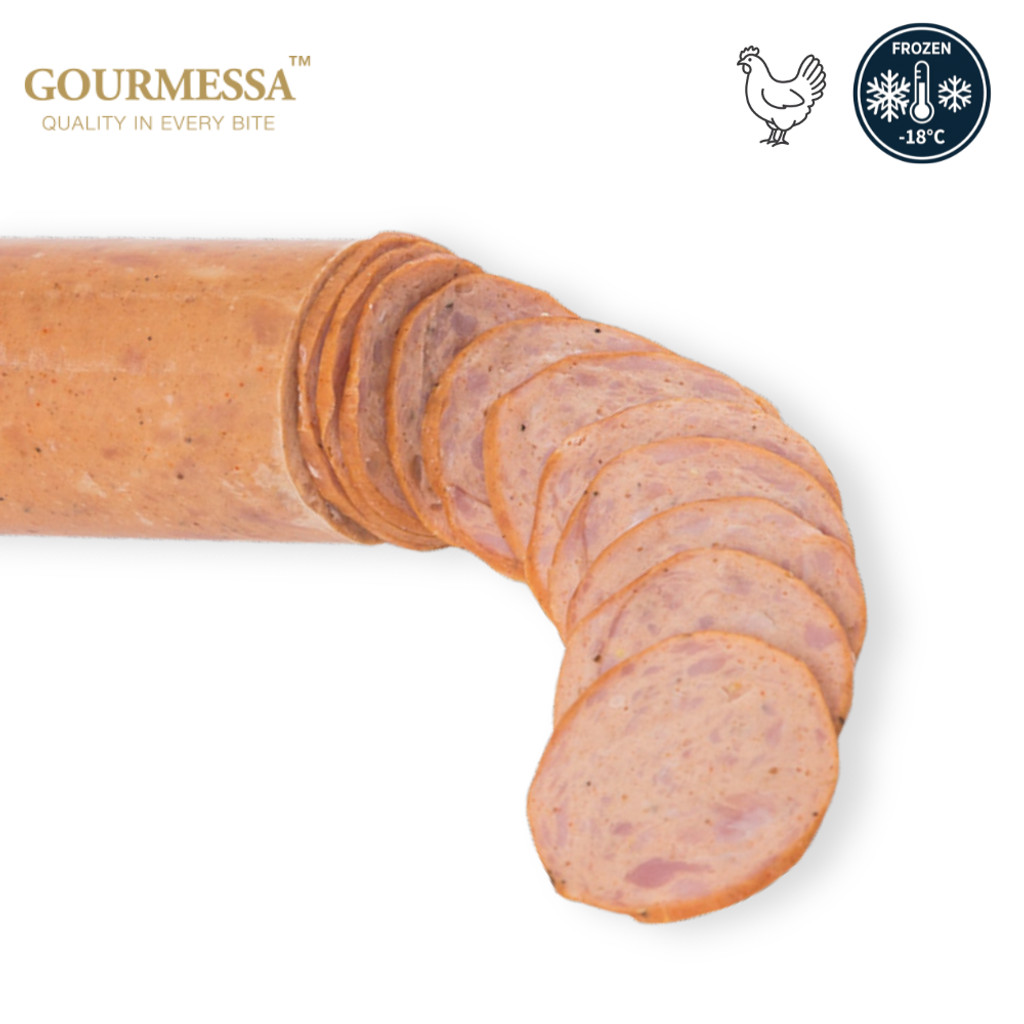 GOURMESSA Chicken Pepperoni Slices - Frozen - 1kg