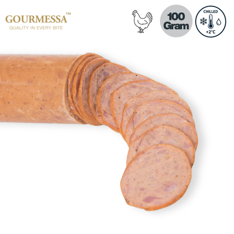GOURMESSA Chicken Pepperoni Slices - Frozen - 100g