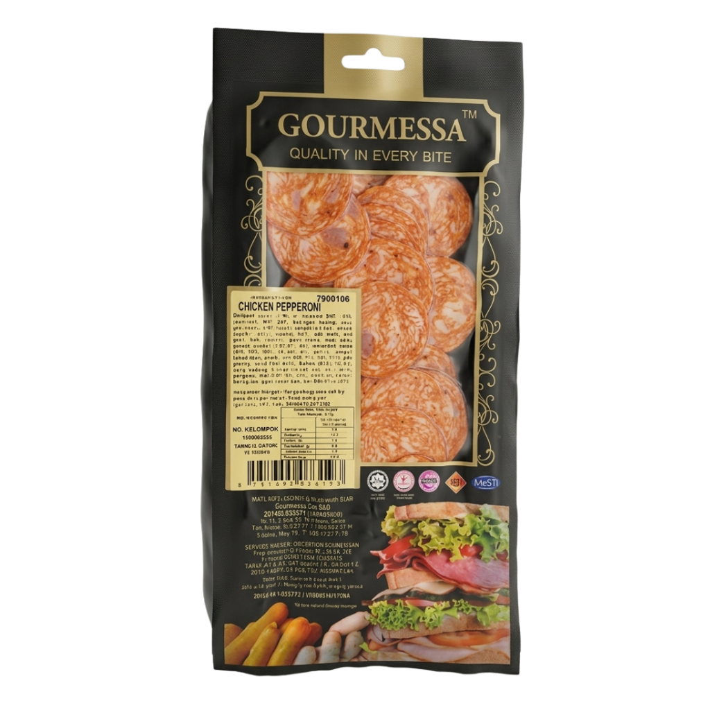 Gourmessa CHICKEN PEPPERONI - 100GM Chilled