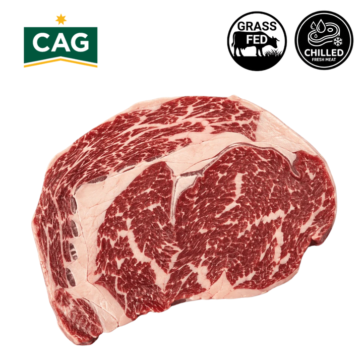 Australian Premium Angus Black Onyx Cube Roll  MB5  Grain Fed  Chilled  Block (5)