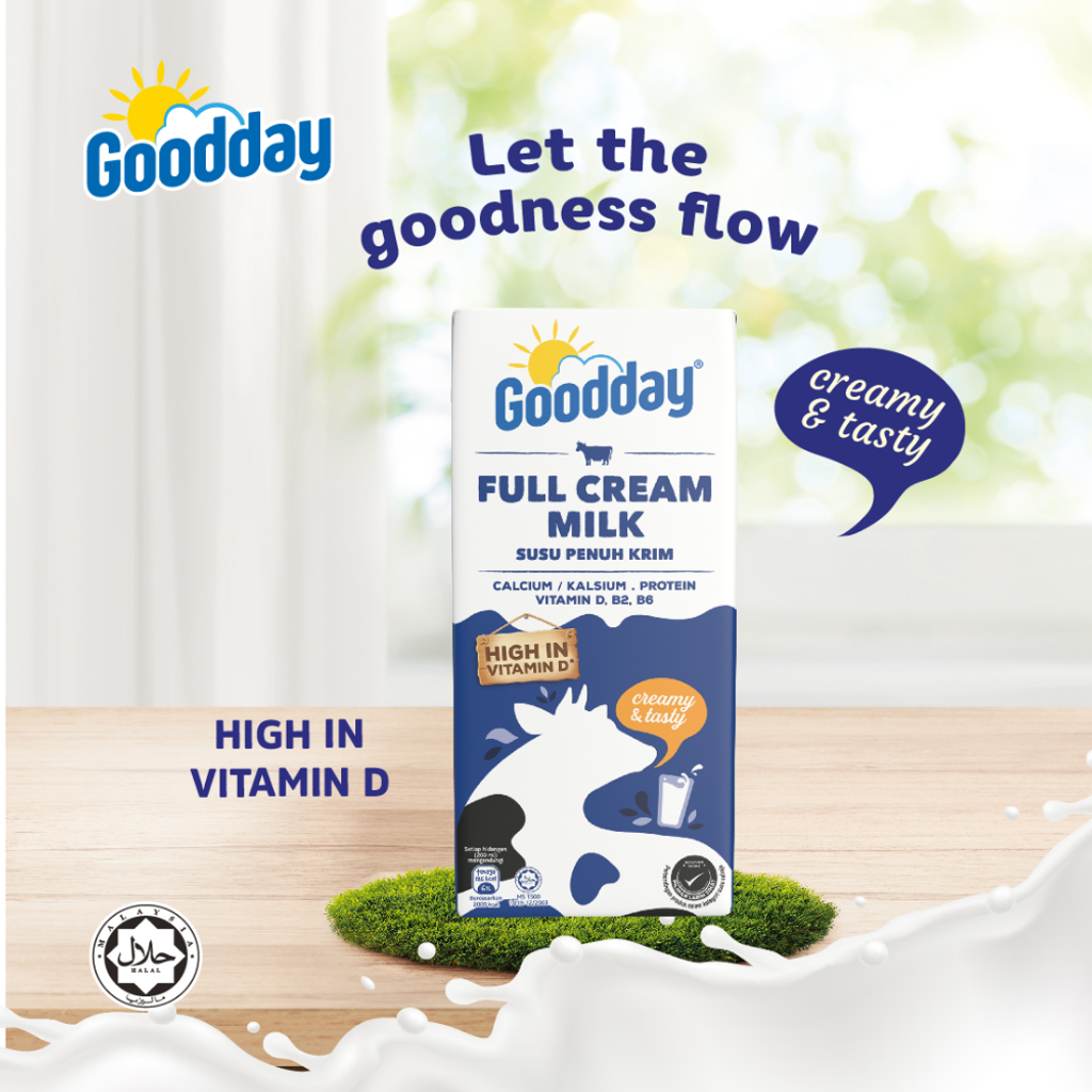 GOODDAY Full Cream Milk UHT 1 Liter (3)