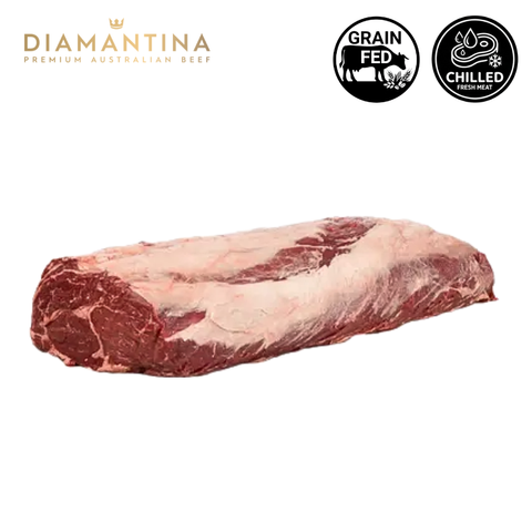 Australian Premium Angus Black Onyx Cube Roll  MB5  Grain Fed  Chilled  Block (9)