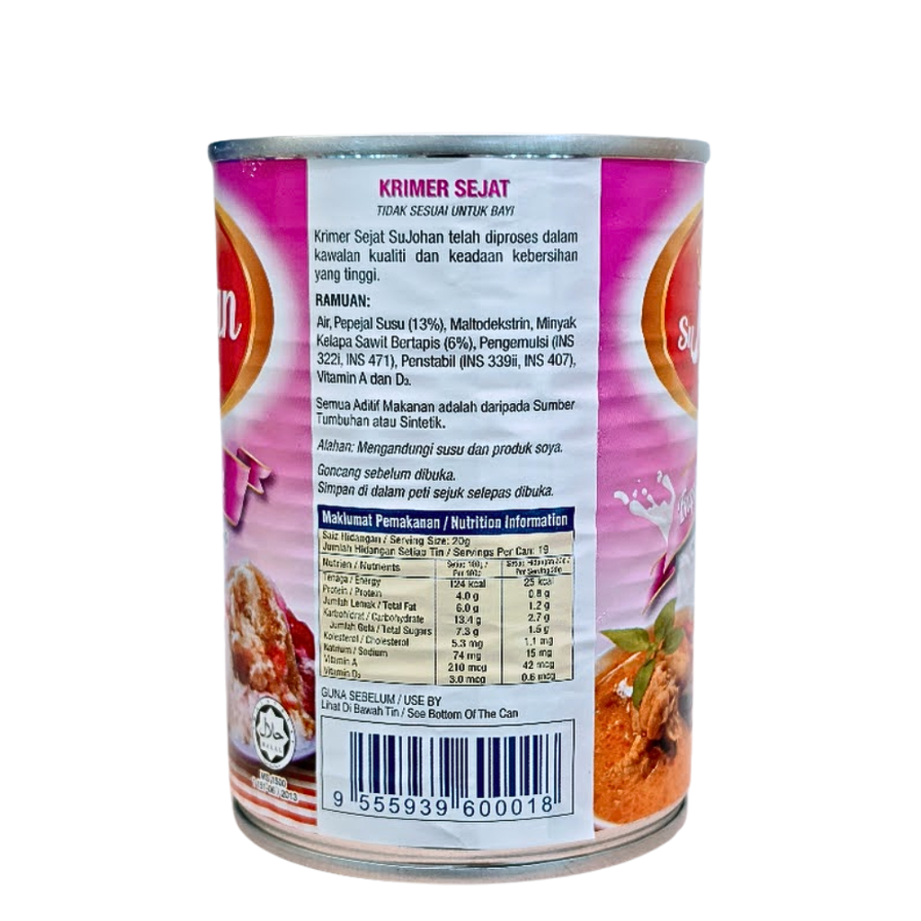 SUJOHAN Evaporated Creamer 390g (3)