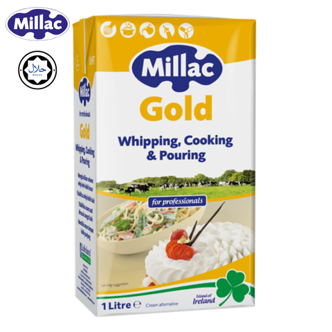 MILLAC Gold Whipping, Cooking & Pouring Cream 1 Litre  Chilled