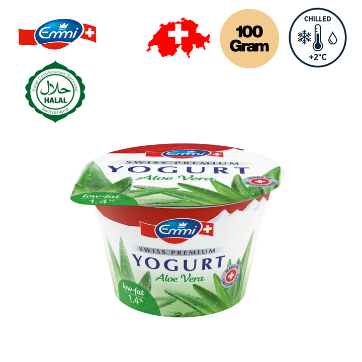 EMMI Swiss Premium Yogurt Aloe Vera - 100g (Chilled)