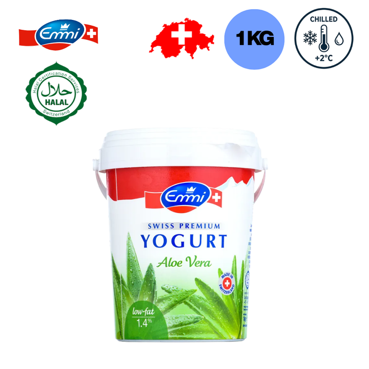 EMMI Swiss Premium Yogurt Aloe Vera - 1kg (Chilled)