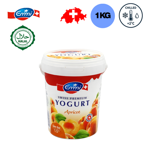 EMMI Swiss Premium Yogurt Apricot - 1kg (Chilled)