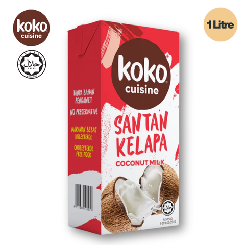 KOKO CUISINE - Coconut Milk 1 Litre  Halal