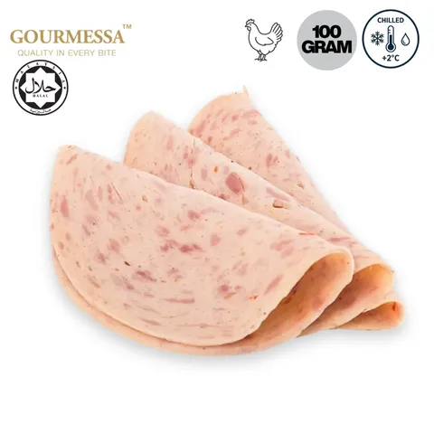 GOURMESSA Chicken Mosaic Slices 100g  Halal  Chilled GSB-CH-7900097
