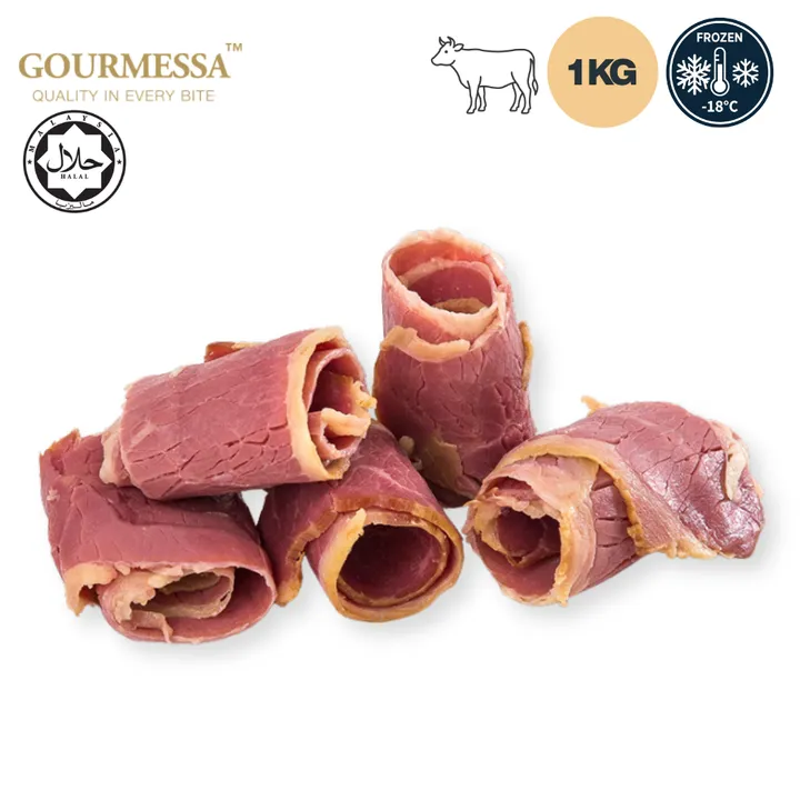 GOURMESSA Beef Breakfast Streaky  1 KG FROZEN GSB-FZ-7900908