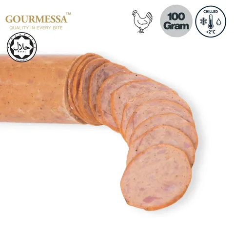 GOURMESSA Chicken Pepperoni Slices - Frozen - 100g