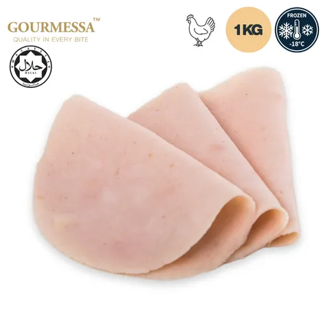 GOURMESSA Chicken Sandwich Square Sliced 1kg  Halal  Frozen GSB-FZ-7900841