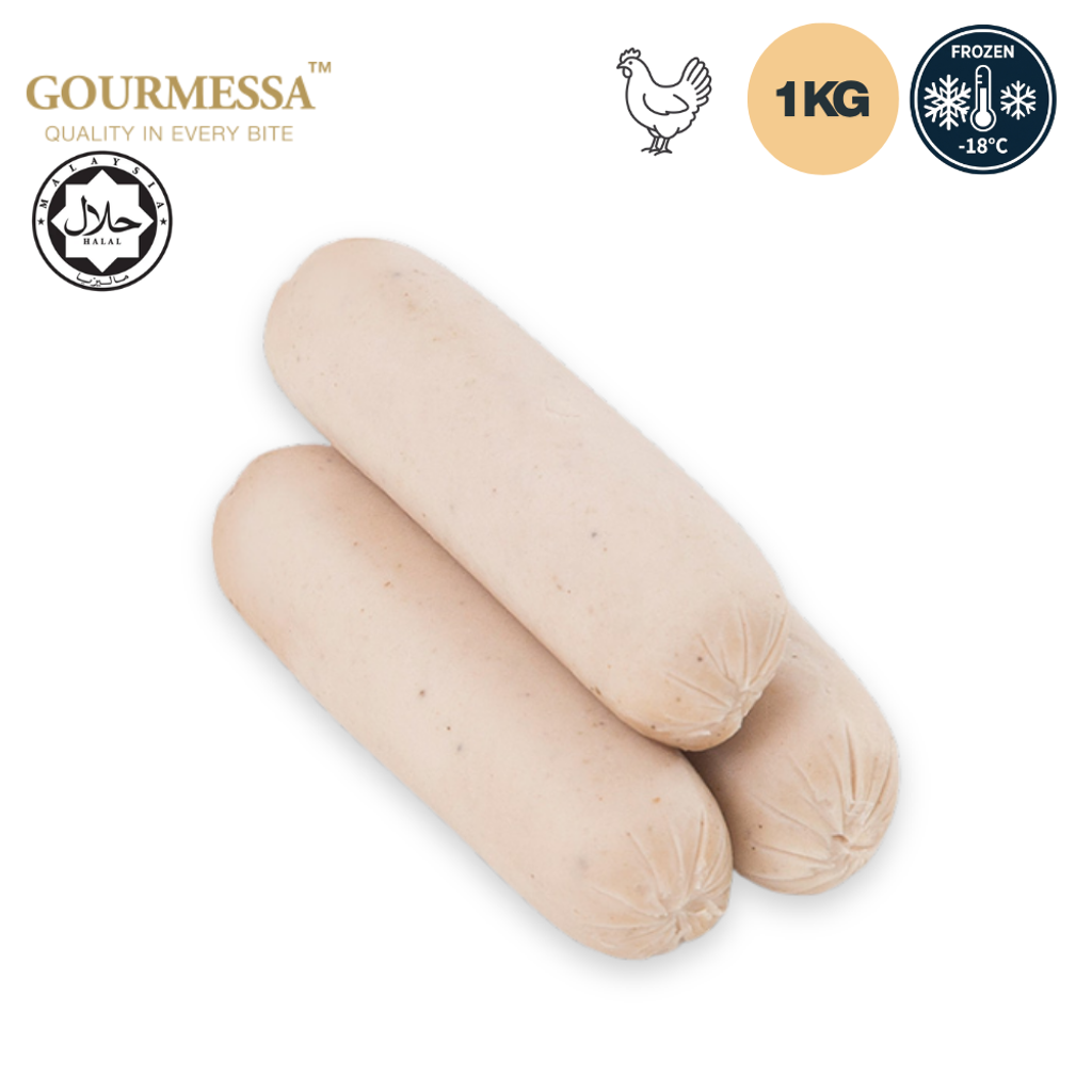 GOURMESSA Chicken Breakfast Sausage  1 Kg  Halal  Frozen  GSB-FZ-7900803