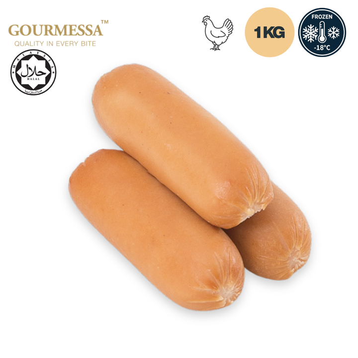 GOURMESSA Chicken Cocktail Sausage 1kg  Halal  Frozen GSB-FZ-7900802