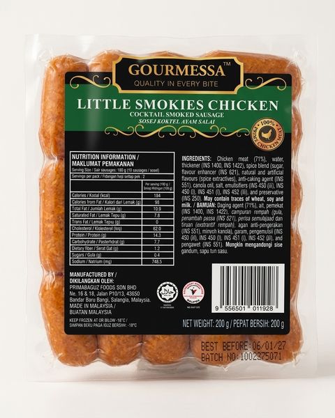 Gourmessa Little Smokies Chicken 200g