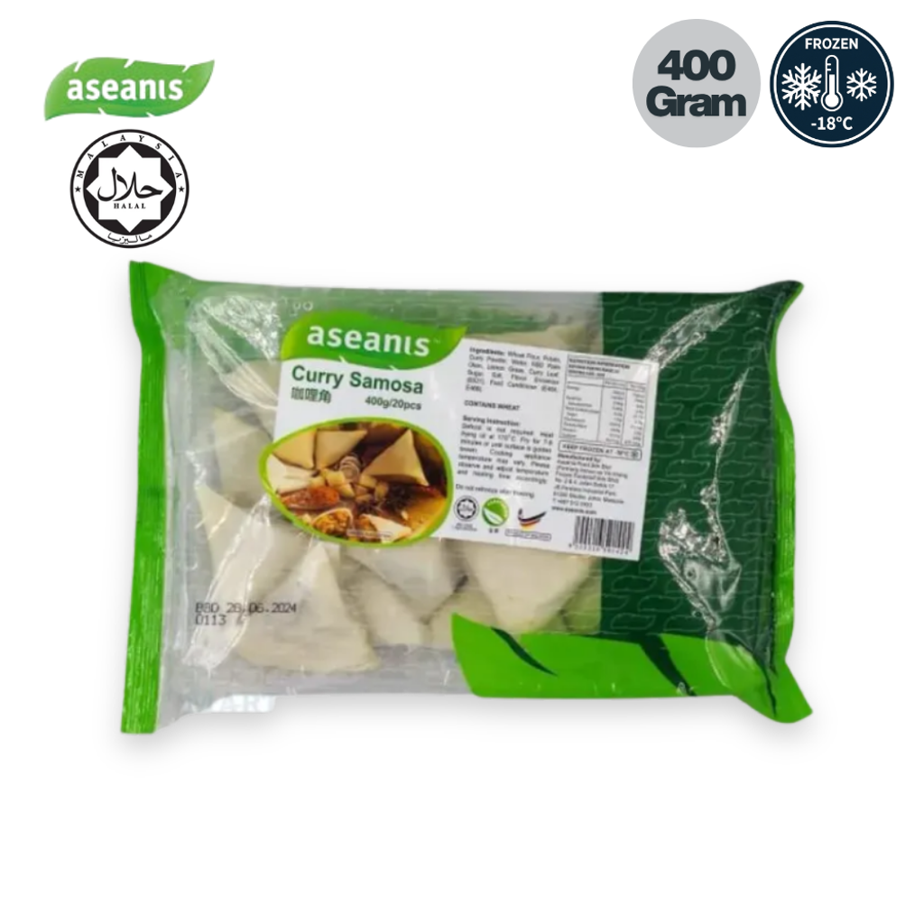 ASEANIS Curry Samosa 400g  20pcs  Frozen