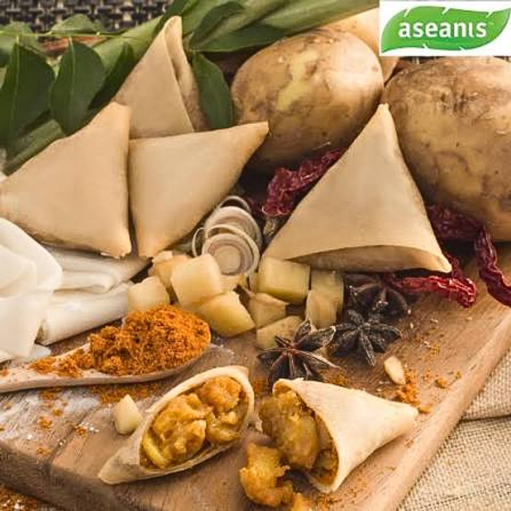 ASEANIS Curry Samosa 400g  20pcs  Frozen (1)
