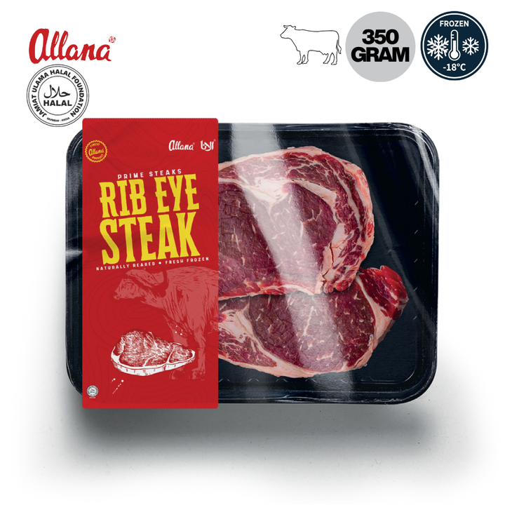 Rib Eye - Steak  350g IND-FZ-B008031