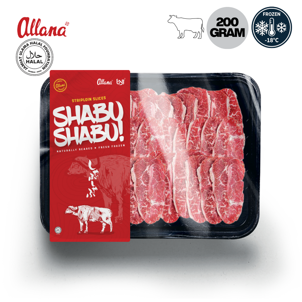 Striploin - Shabu Shabu  200g IND-FZ-B008020