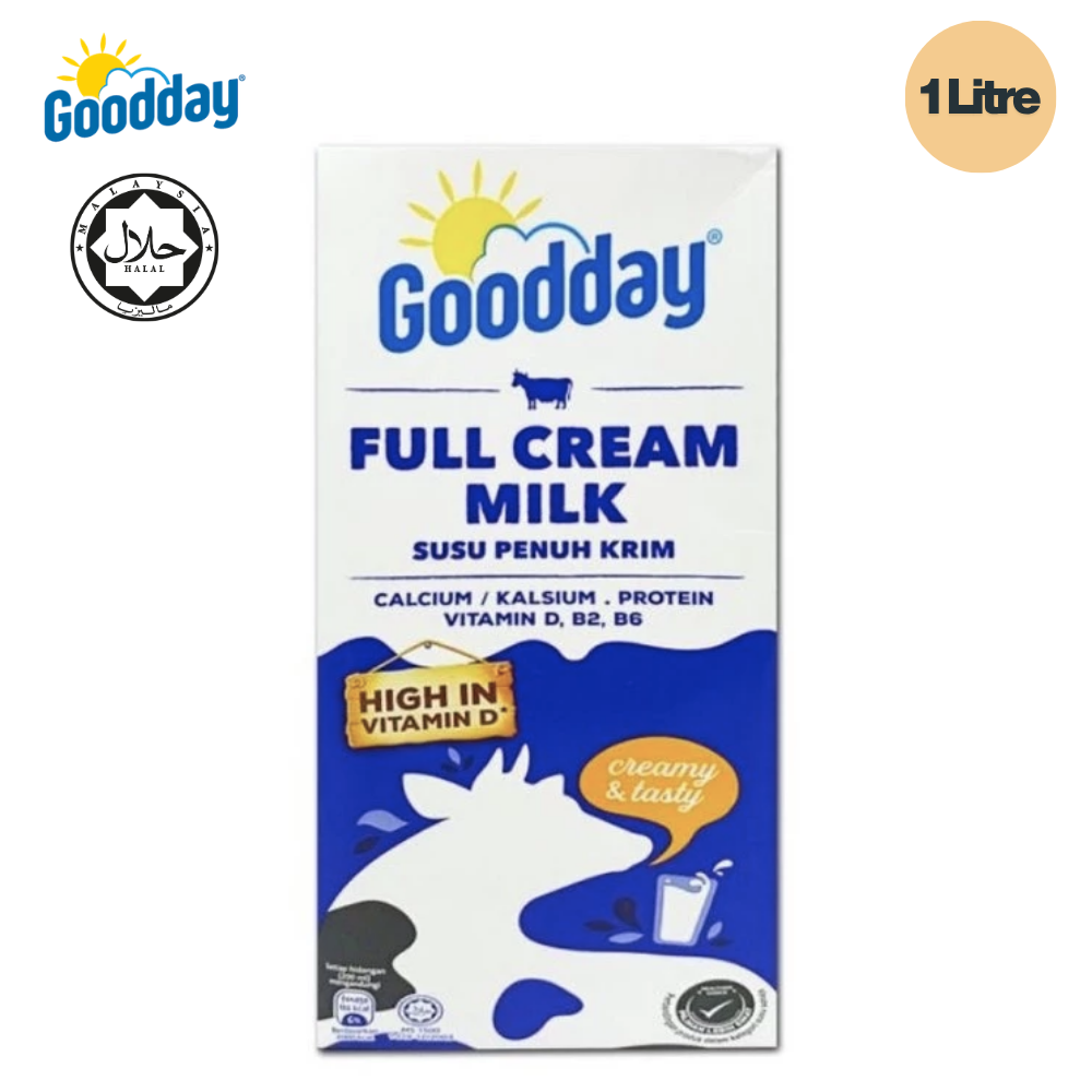 GOODDAY Full Cream Milk UHT 1 Liter