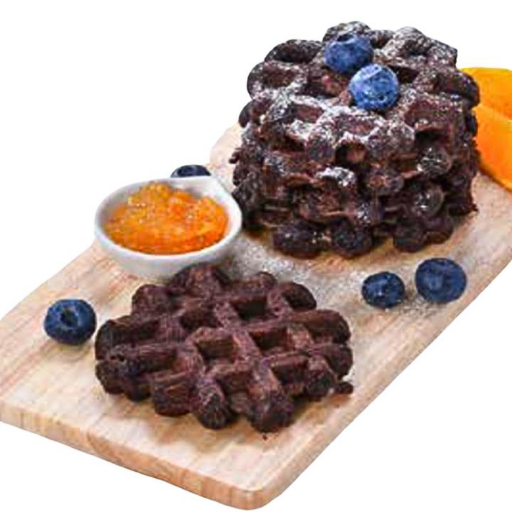 ARYZTA Belgian Waffle Chocolate 200g (4pcs) _ Halal _ Frozen (3)