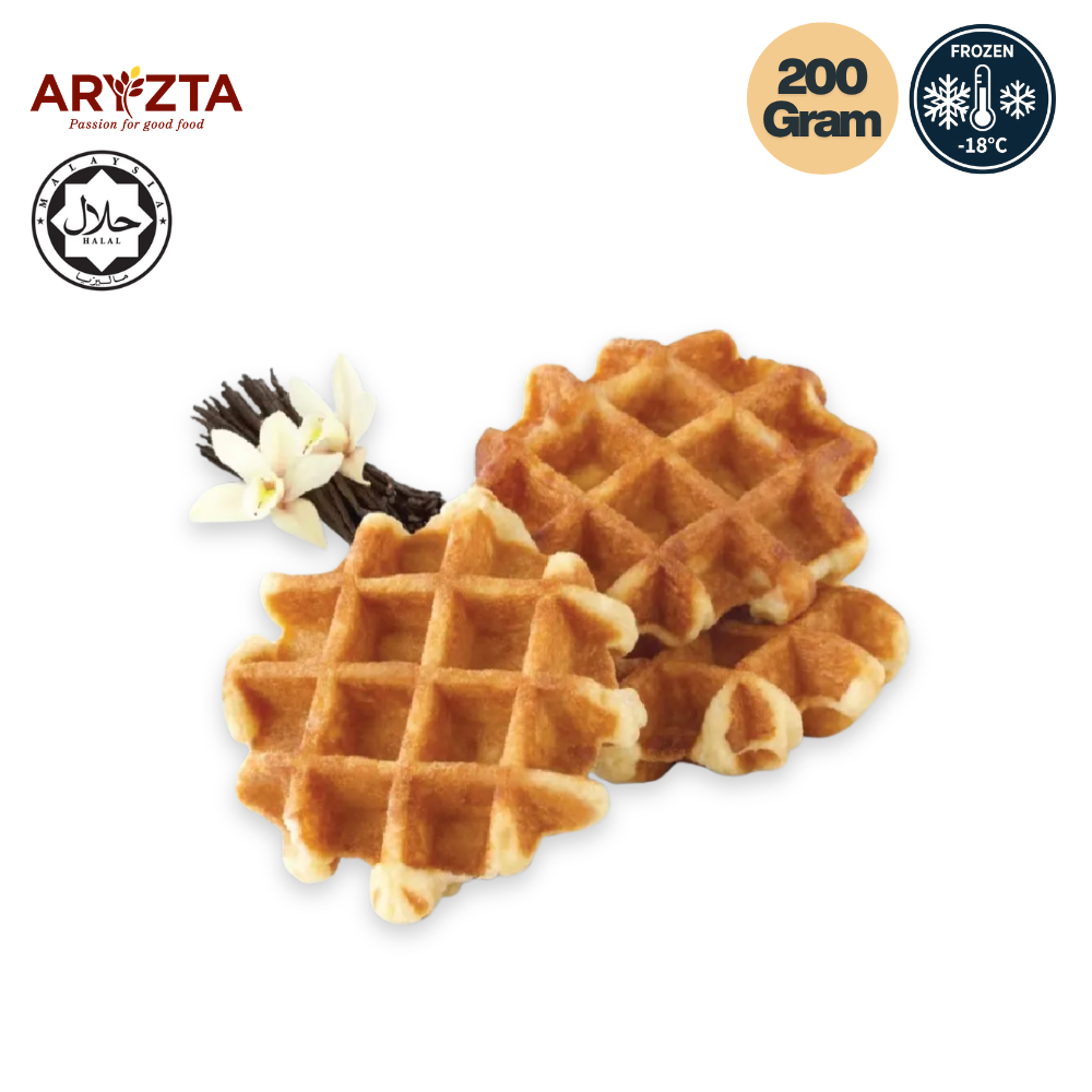 ARYZTA Belgian Waffle Original 200g (4pcs) _ Halal _ Frozen (2)