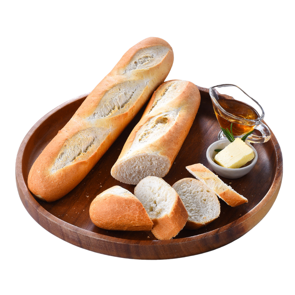 ARYZTA Medium Baguette White - 1pkt (180g x 3pcs) _ Halal _ Frozen