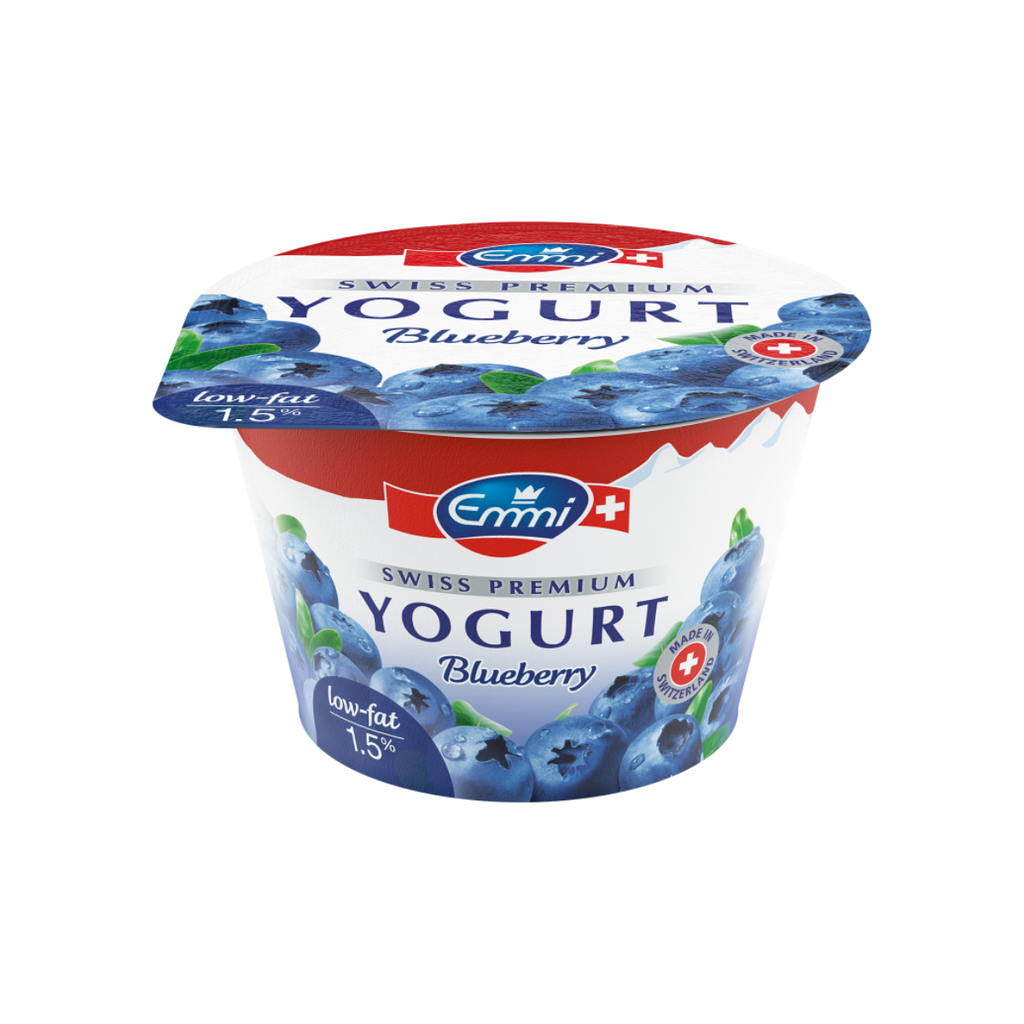 EMMI Swiss Premium Yogurt 100 gm blueberry