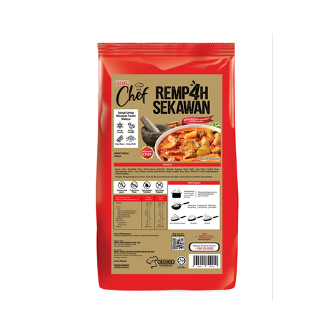 MAMEE CHEF Rempah 4 Sekawan, 300GM