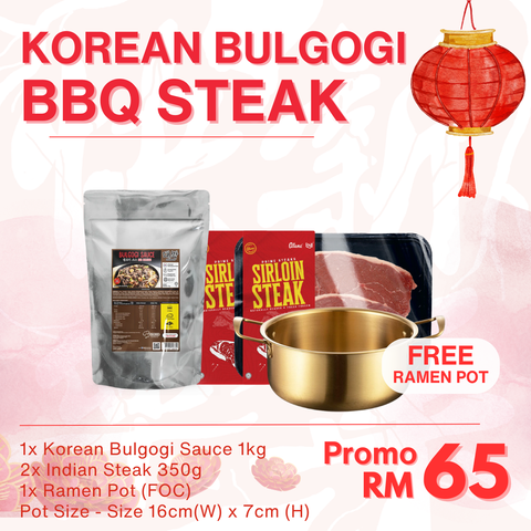 Korean Bulgogi BBQ steak
