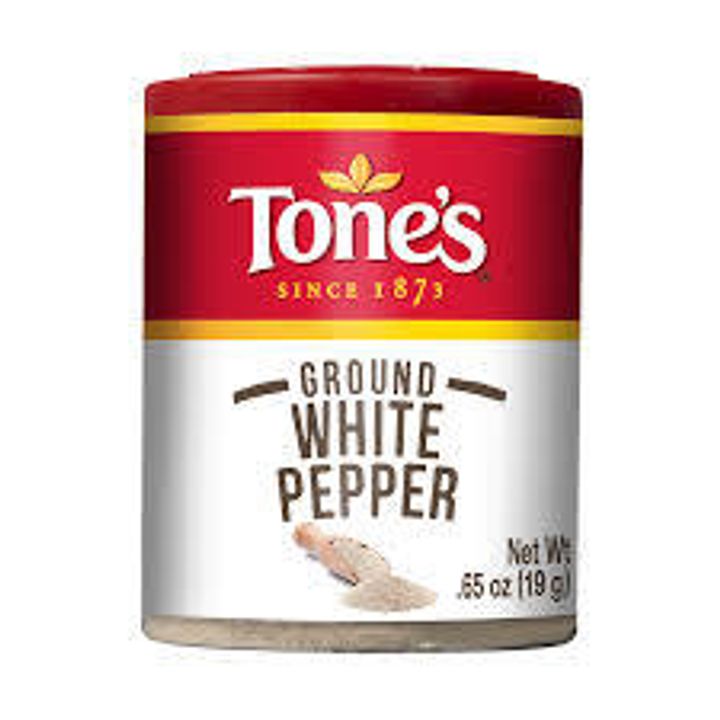 Tones Ground White Pepper